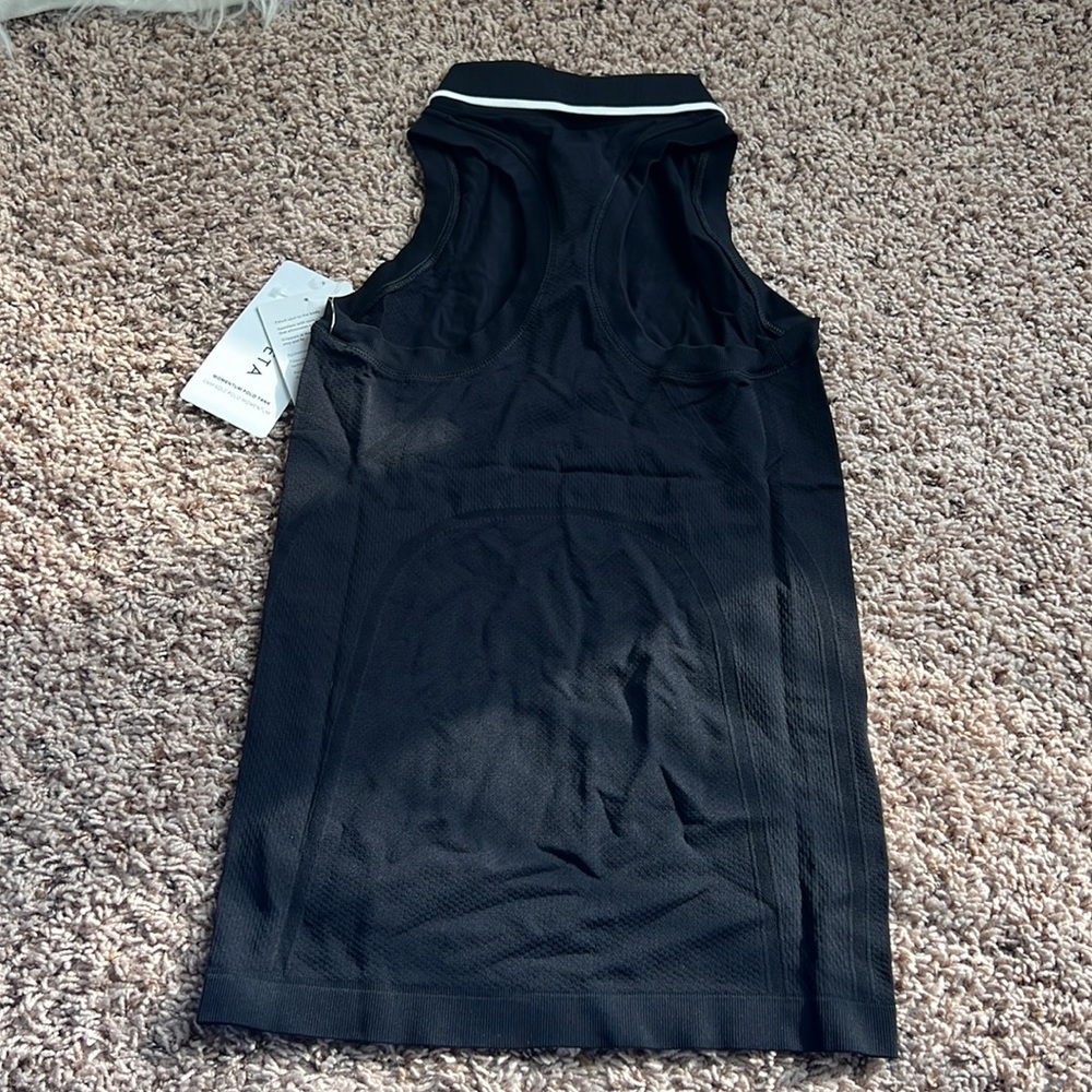 Athleta monument polo tank. Black. XXS. NWT - Picture 5 of 6
